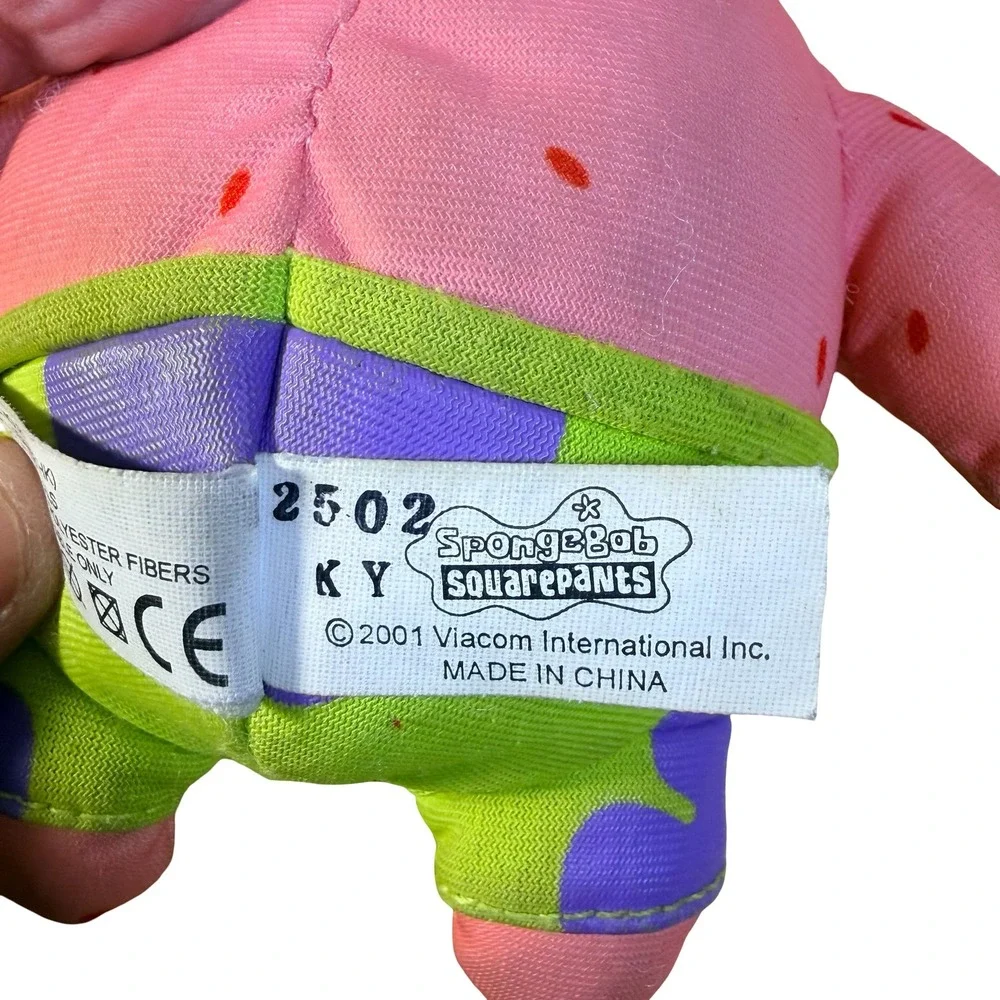 VTG 2001 Mattel SpongeBob Patrick Gary Plush Set Nickelodeon Rare Y2K Beanbag